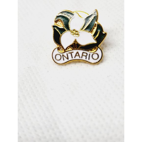 Ontario Floral Pin - Embrace the Beauty of Ontario with Our Exquisite Floral Pin - Picture 5 of 16